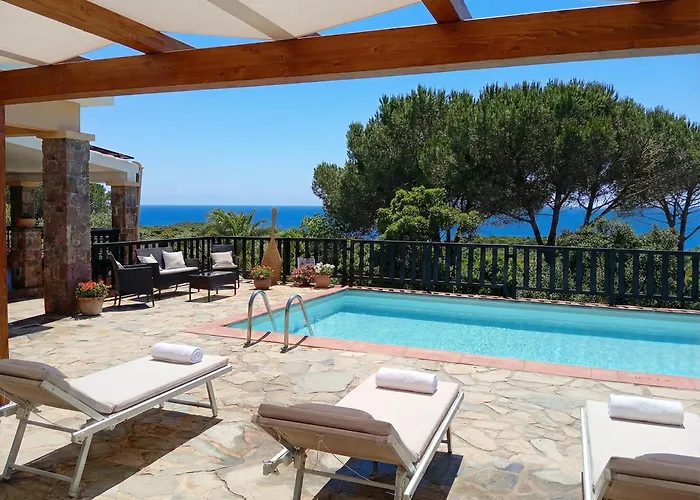 Alghero Villa Barranch With Sea View Swimming Pool For 6 People